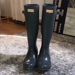 Hunter tall rain boots